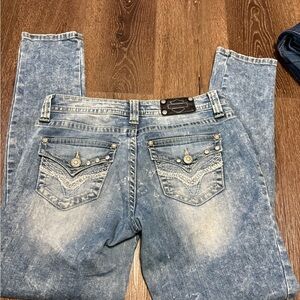 Harley-Davidson Blue Skinny Jeans